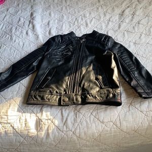 UR urban republic, faux, leather Moto jacket, toddler boy or girl size 3t